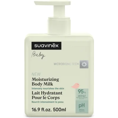 Дитяче молочко Suavinex зволожуюче для тіла, 500 мл (308880)