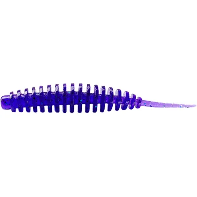 Силікон рибальський FishUP Tanta 2" 060 - Dark Violet/Peacock&Silver (9шт/уп) (1864.06.51)