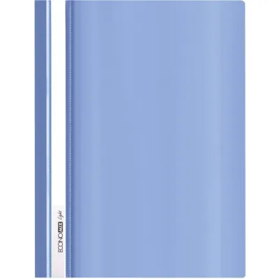 Папка-швидкозшивач Economix А4 Light без перфорації, синя (E38503-02)