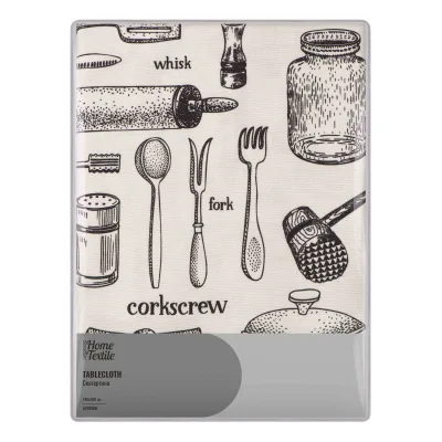 Скатертина Ardesto Kitchen 90% поліестер, 10% бавовна 120х140 см (ART07KN)