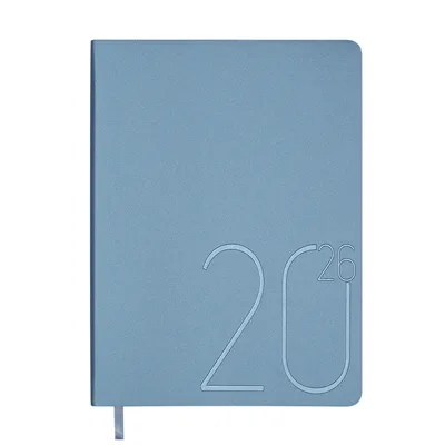 Тижневик Buromax датований 2026 STEEL, А5 блакитний (BM.2127-30)