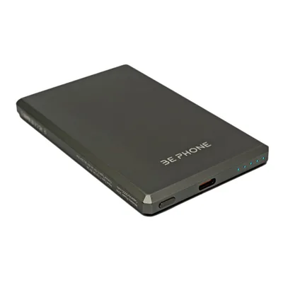 Батарея універсальна BePhone 5000mAh, 15W, MagSafe, grey (BP-K5-GR)