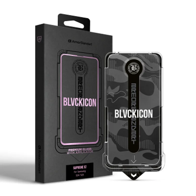 Скло захисне Armorstandart Black Icon Supreme EZ Samsung S24 / S25 (ARM91244)