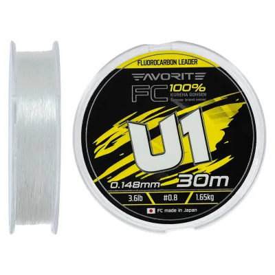 Флюорокарбон Favorite U1 FC 30m 0.8/0.148mm 3.6lb/1.65kg (1693.12.07)