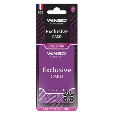 Ароматизатор для автомобіля WINSO Card Exclusive Purple (533150)