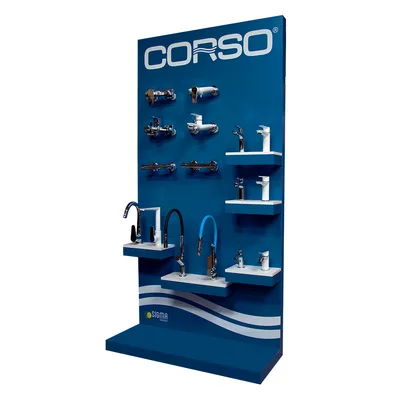 стенд для змішувачів TM Corso широкий 2200×1110×450мм