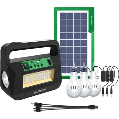 Ліхтар NEWVEW комплект NV-T220 Solar Panel 4500mAh (NWVW-NV-T220-GN)