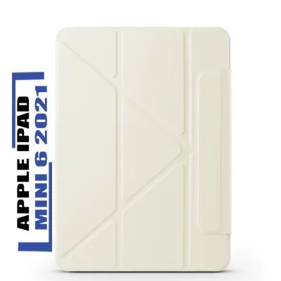 Чохол до планшета BeCover Ultra Slim Origami Magnetic Apple iPad Mini 6 2021 Beige (712943)