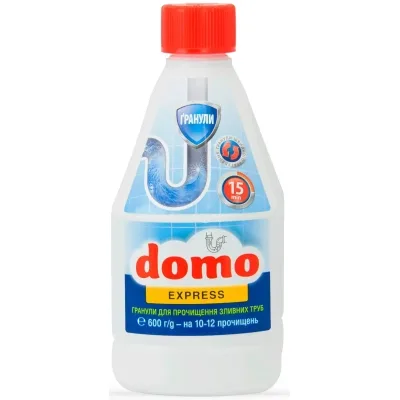 Засіб для прочищення труб Domo Express Гранули 600 г (4820024949767)