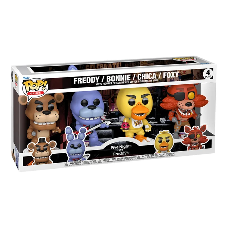 Набір ігрових фігурок FUNKO POP! серії "5 ночей у Фредді" (4 фігурки)