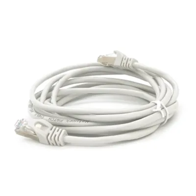 Патч-корд 3м FTP cat.5e, CU, RJ45, grey Merlion (PCM-CU-5E/3G)