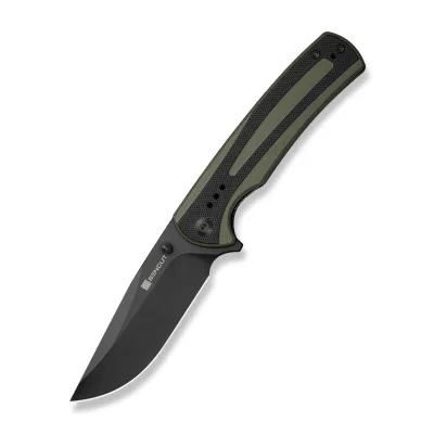Ніж Sencut Regnator, Black/Green G10, Black Stonewash (S24057-2)