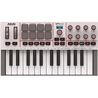 MIDI-клавіатура Akai MPK mini 4 White (302371)