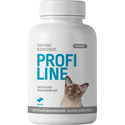 Вітаміни для котів ProVET Profiline Таурин комплекс 180 табл (4823082431700)