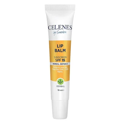 Бальзам для губ Celenes Herbal Defence Lip Balm With Sunscreen SPF 15 10 мл (7350104249618)