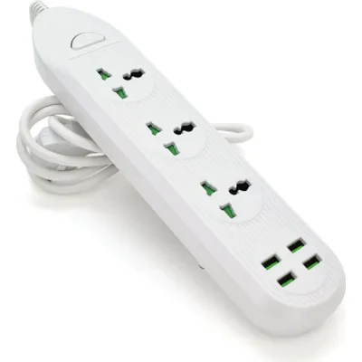 Мережевий фільтр живлення Voltronic TВ-Т16mini, 3роз, 4*USB White (ТВ-Т16mini-White)