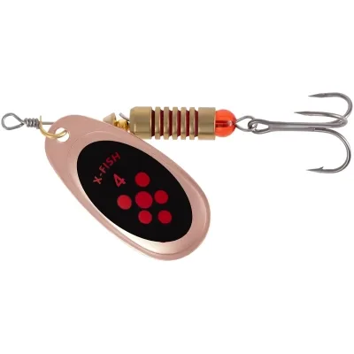 Блешня X-Fish Spike 9.5g 4 Copper black orange (1917.06.40)