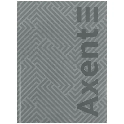 Книга записна Axent A4 Pattern, 96 аркушів клітинка, сірий (8425-2-A)