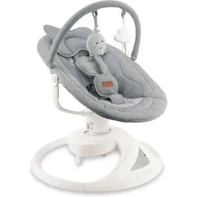Крісло-гойдалка MoMi PEARL baby swing grey (BULE00040)