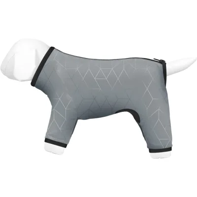 Дощовик для тварин Collar WAUDOG Clothes світловідбивний L50 B 70-74 см, C 47-50 см (5434)