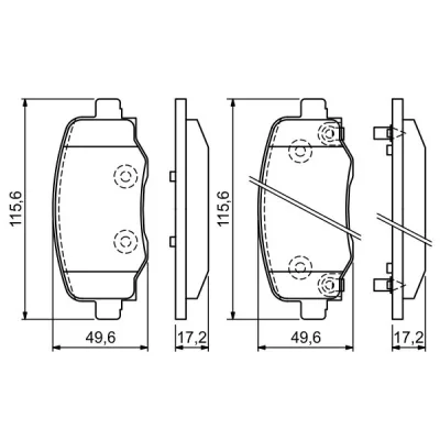 Гальмівні колодки Bosch 0 986 494 930