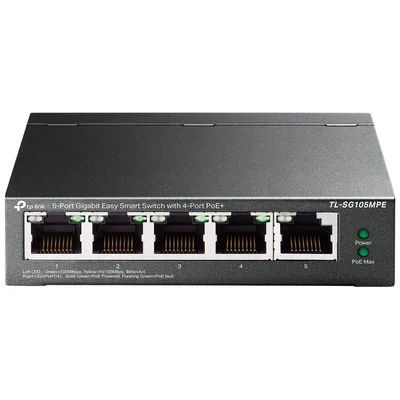 Комутатор мережевий TP-Link TL-SG105MPE