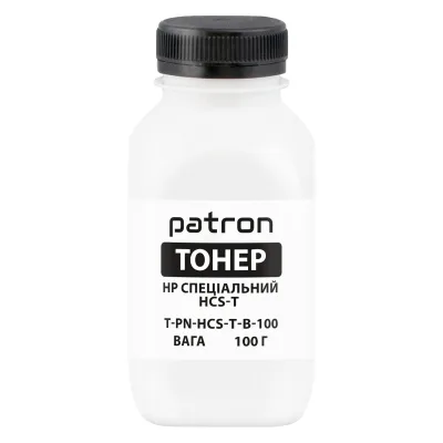 Тонер HP HCS-T, 100 г, black Patron (PN-HCS-T-B-100)