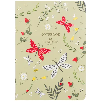 Книга записна Axent A5 TR Secret Garden 2, 80 аркушів клітинка (8700-18-A-TR)