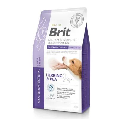 Сухий корм для собак Brit GF VetDiets Gastrointestinal Small Breeds з оселедцем 2 кг (8595602573714)