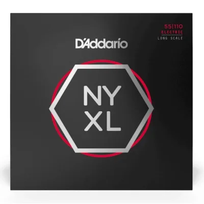 Струни для гітари D'Addario NYXL Bass Heavy (55-110) (NYXL55110)