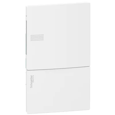 Розподільний щит Schneider Electric Mini Pragma 1ряд/4 модуля, внутрішній, димчасті двері (MIP22104)