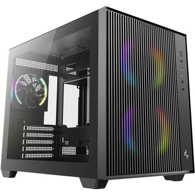 Корпус для ПК Deepcool CG330 Mesh 3F Black (R-CG330MESH-BKANM3-G)