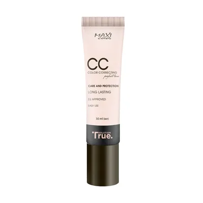 CC-крем Maxi Color CC Color Correcting True Solution 01 - Нюдовий беж (4823097122334)