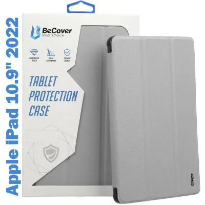 Чохол до планшета BeCover Tri Fold Soft TPU Silicone Apple iPad 10.9" 2022/24/11" 2025 Gray (708521)