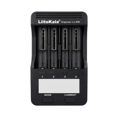 Зарядний пристрій для акумуляторів Liitokala 4 Slots, LCD дисплей, Li-ion/Ni-MH/Ni-Cd/AA/ААA/AAAA/С (Lii-500)