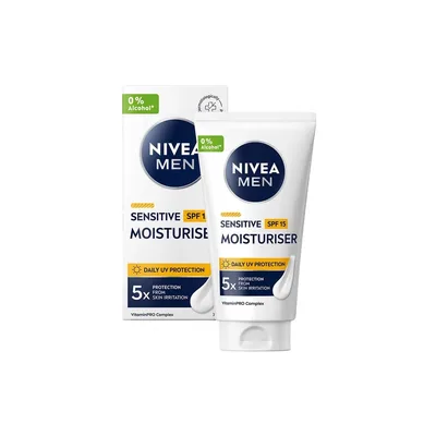 Крем для обличчя Nivea MEN Sensitive Facial Cream SPF15 75 мл (5900017099026)