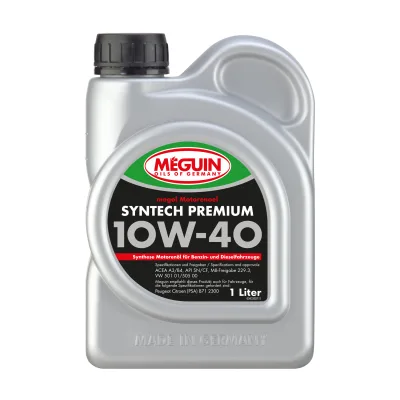 Моторна олива Meguin SYNTECH PREMIUM SAE 10W-40 1л (4339)