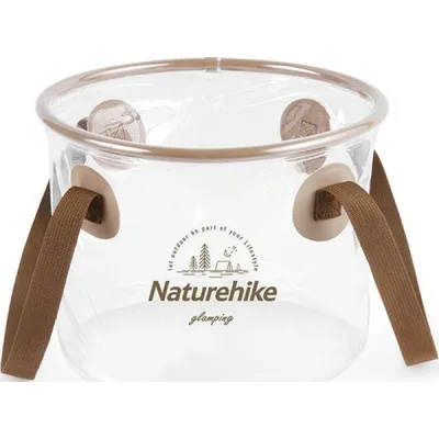 Відро складне Naturehike ПВХ NH20SJ040 20л прозорий (6975641886747)
