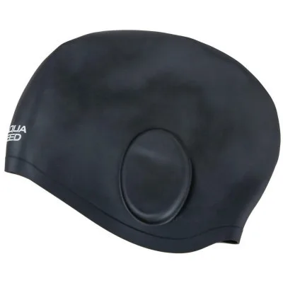 Шапка для плавання Aqua Speed Ear Cap Volume 60475 284-07 чорний Уні OSFM (5905718604753)