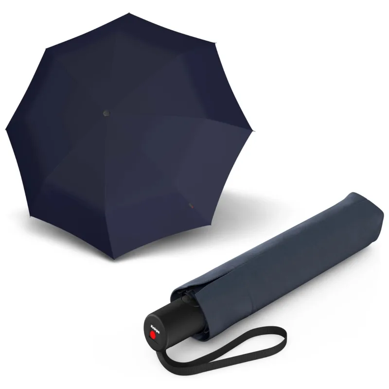 Парасоля Knirps A.200 Medium Duomatic Navy UV Protection автомат, складана (Kn95-7201-12011)