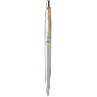 Ручка кулькова Parker JOTTER 17 UKRAINE SS GT BP Прапор жовто-синій (16032_T008c)