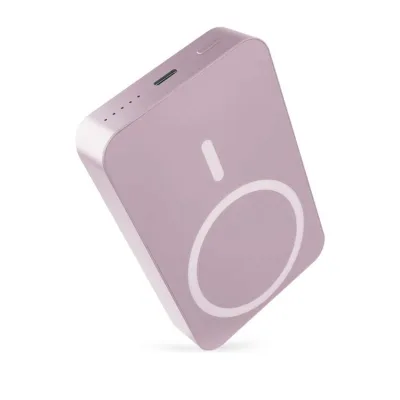 Батарея універсальна EMOS 10000mAh WI1046, 20W, Wireless, salmon (B0551S)