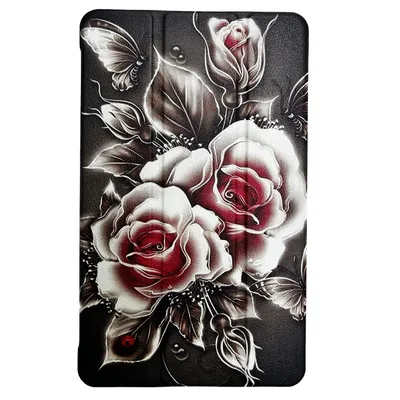 Чохол до планшета BeCover Smart Case Samsung Tab A9 SM-X115 8.7" Black Rose (711266)