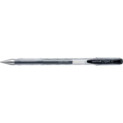 Ручка гелева UNI Signo Fine 0,7 мм чорний (UM-100.(07).Black)