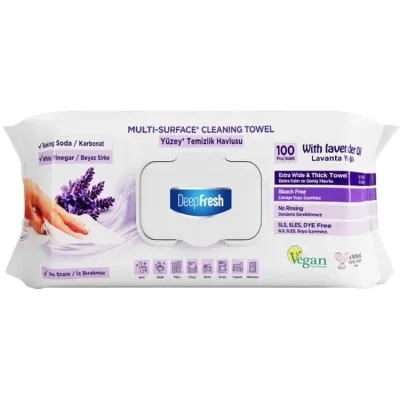 Серветки для прибирання Deep Fresh Lavanda Вологі 100 шт. (8681554633474)