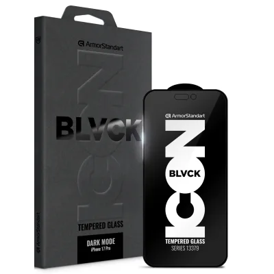 Скло захисне Armorstandart Dark Mode BI Apple iPhone 17 Pro (ARM86629)