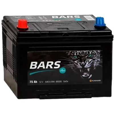 Акумулятор автомобільний Bars 75Ah ASIA (+/-) (640EN)