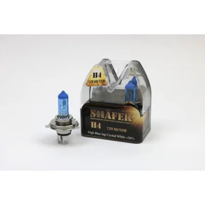 Автолампа SHAFER H412V60/55WHighBluetopCrystalWhite+50 (SL3004C)