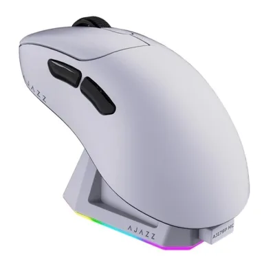 Мишка Ajazz AJ179P MC Charging Dock Wireless/Bluetooth/USB White (AJ179P-MC-W)