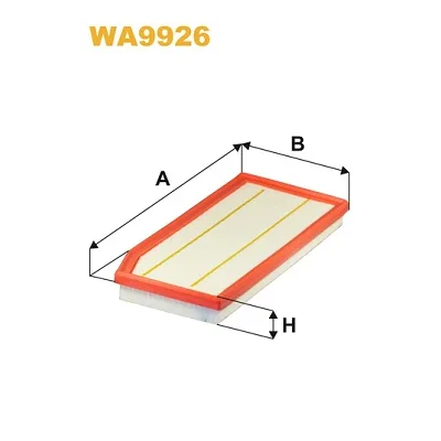 Повітряний фільтр для автомобіля Wixfiltron WA9926
